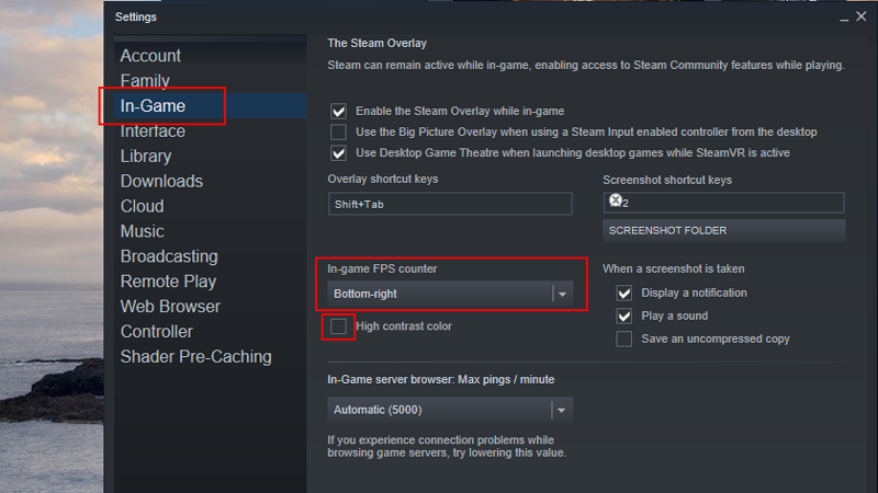 steam fps counter big picture mode